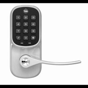 Yale Assure Lever (YRL216-ZW2-619) Touchscreen Keypad Door Lever - Satin Nickel